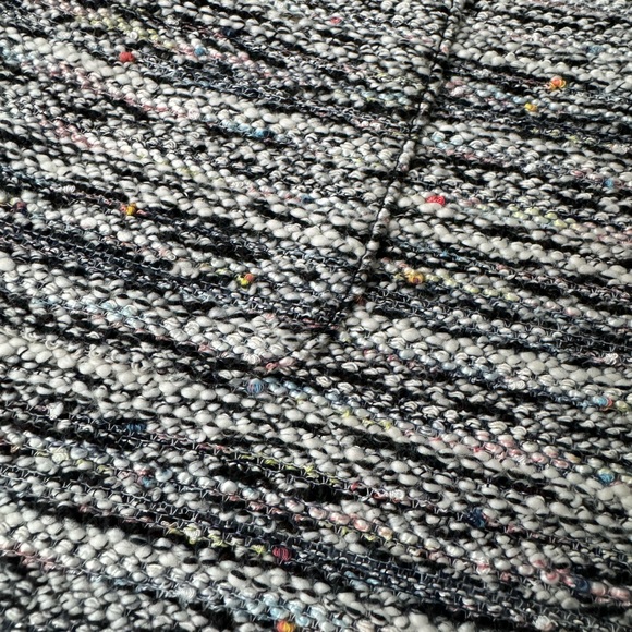 Loft Textured Multicolored Elastic Waist Skirt - Picture 3 of 4